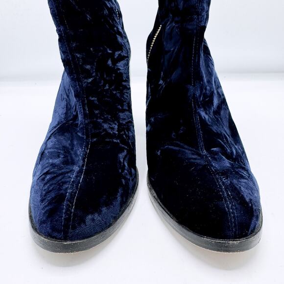 Dear Frances Spirit Boots in Blue Velvet (Size 39) - Picture 6 of 13